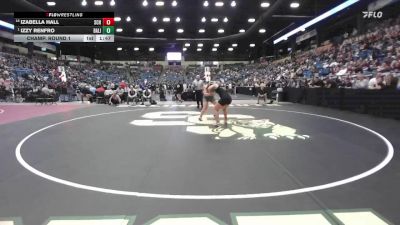 190 lbs Champ. Round 1 - Izzy Renfro, Basehor-Linwood HS vs Izabella Hall, Salina-Central Hs