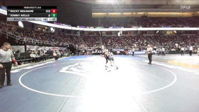 II-116 lbs Champ. Round 2 - Tommy Aiello, John Glenn vs Rocky Molinare, Petrides