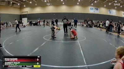 68 lbs Round 1 (10 Team) - Ryan Bassiri, Capital City WC vs Garrett Raley, Brawler Elite