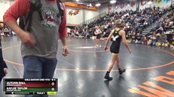 B-4 lbs Semifinal - Kaylee Taylor, Marion Wolves vs Autumn Ball, Empire Academy