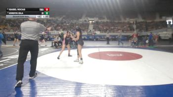 116-D2 Quarterfinal - Isabel Rocas, Tombstone High School vs Jordyn Isla, Somerton High School