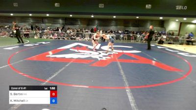 100 lbs Consi Of 8 #1 - Samantha Bertini, MA vs Kirra Mitchell, GA