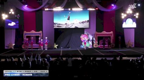 Pro Cheer - Robins [2025 L1.1 Mini - PREP - D2 Day 1] 2025 ASC Battle Under the Big Top Grand Nationals