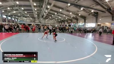 75 lbs Quarterfinal - Beatrix Malinowski, El Paso Enforcers Wrestling Club vs Isabell Razo, MAAC Wrestling