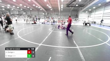 126 lbs Quarterfinal - Justyce Zuniga, Beast Of The East vs Chris Vargo, Quest School Of Wrestling Gold