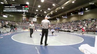 1A 190 lbs 3rd Place Match - Bailey Weston, Rich vs Corbin Atherley, Tintic