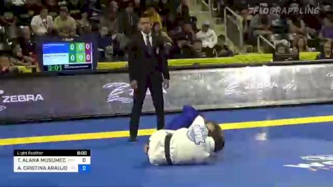 TAMMI ALANA MUSUMECI vs ANA CRISTINA ARAUJO RODRIGUES 2022 World Jiu-Jitsu IBJJF Championship