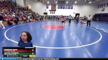 189 lbs Quarterfinal - Kippen Cochran, Gering Middle School vs Samisoni Vahai, McCormick Jr. High