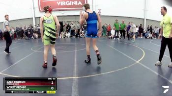 119 lbs Cons. Round 3 - Wyatt Pedigo, Gunston Wrestling Club vs Zack Hudson, Machine Shed