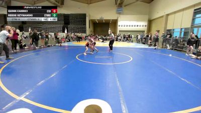 55 lbs Final - Quinn Cannici, Cordoba Trained Girls vs Reese Szymanski, CT Whale Orca