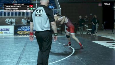 285 lbs Quarterfinal - Brendan Gilchrist, Sacred Heart vs Brady Colbert, Army West Point