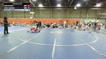 69 kg Rr Rnd 3 - Jade Ocasio, Maine Trappers White - GK8E vs Sofia George, New England Trappers Red - GK8E
