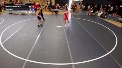 110 lbs Semis - Chase Lawrence, MN vs Bo Link, IA