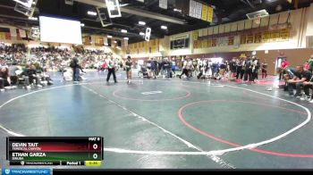 106 lbs Cons. Round 3 - Ethan Garza, Dinuba vs Devin Tait, Temescal Canyon