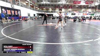 138 lbs Champ. Round 2 - Kendall Bostelman, William Penn University vs Brenya Crahan, Missouri Valley College