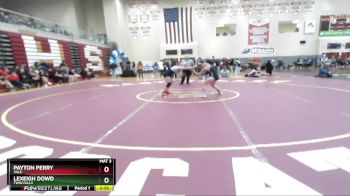 132 lbs 5th Place Match - Payton Perry, Vale vs Lexeigh Dowd, Twin Falls