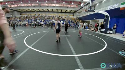 83 lbs Rr Rnd 2 - Nevaeh Smith, Smith Wrestling Academy vs Lillee Chapman, El Reno Wrestling Club