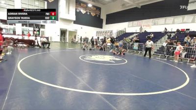 65-70 lbs Round 2 - Grayson Tejeda, Havik WC vs Adrian Rivera, Pounders Wrestling Club