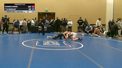 126 lbs Cons. Rd Of 32 - Connor Burns, Black Sheep vs RJ Beighley, LAW