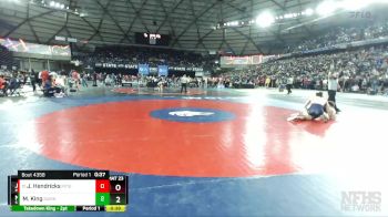 4A 182 lbs Cons. Semi - Jack Hendricks, Mt. Si vs Matt King, Sumner