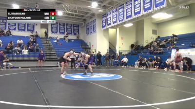 157 lbs Cons. Semi - Brayden Pillars, Cornell College vs Eli Rabideau, Wartburg
