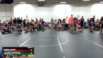 76 lbs Round 2 (6 Team) - Quinn Larsen, Validus WC vs Maxwell Bhandari, Xtreme Team