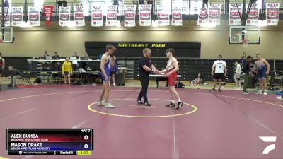 145 lbs Cons. Semi - Alex Bumba, Big Game Wrestling Club vs Mason Drake, Ubasa Wrestling Academy