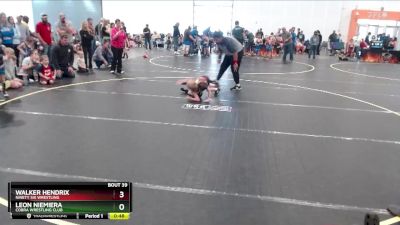 50 lbs Cons. Semi - Leon Niemiera, Cobra Wrestling Club vs Walker Hendrix, Ninety Six Wrestling