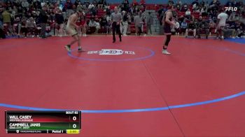 138 lbs Quarterfinal - Campbell Janis, Iowa City, West vs Will Casey, Western Dubuque