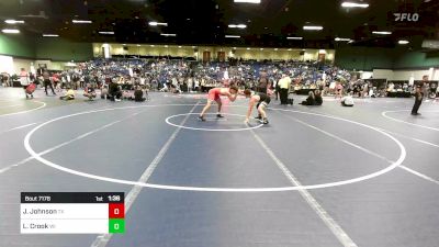 165 lbs Round Of 32 - Jadyn Johnson, TX vs Liam Crook, WI