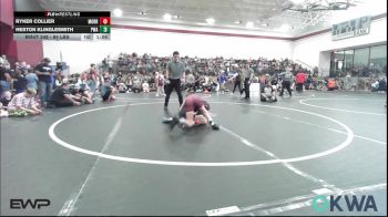 84 lbs Rr Rnd 4 - Ryker Collier, Morrison Takedown Club vs Heston Klinglesmith, Perry Wrestling Academy