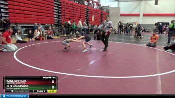 65 lbs Cons. Semi - Gus Hammonds, Elevate Wrestling Club vs Kage Stiffler, Assassins Wrestling