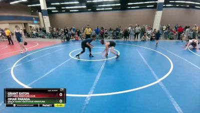 114 lbs Semifinal - Omar Parada, Gracie Barra Westchase Wrestling Club vs Grant Eaton, Katy Area Wrestling Club