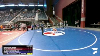 67 lbs Cons. Round 2 - Steven Turner, Green River Grapplers Wrestling vs Jackson Nicholas, Eastside United Wrestling Club