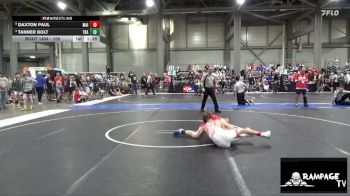 105 lbs Cons. Round 3 - Tanner Bolt, Trailhands vs Daxton Paul, Maize