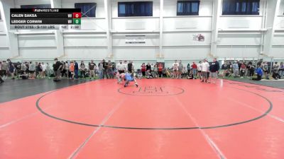 S-150 lbs Consi Of 8 #2 - Calen Saksa, WV vs Ledger Corwin, WV