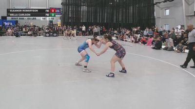 155 lbs Quarters - Eleanor Robertson, Franklin Wrestling Club vs Bella Carlson, Pinnacle Wrestling School