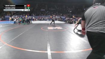 5A Boys 215 lbs 3rd Place Match - Devin Hinman, Redmond Boys vs Jayden Lopez, Crook County Boys