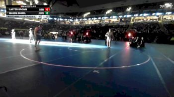 215 Class 4 lbs 1st Place Match - Carter Brown, Lafayette (Wildwood) vs Masen Bindel, Liberty