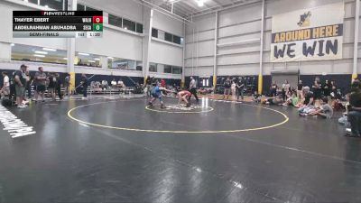 150 lbs Semifinal - Thayer Ebert, Walnutport vs Abdelrahman Abuhadba, Secaucus