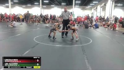 48 lbs Round 4 (6 Team) - Leo Alojado, Mat Warriors Blue vs Lincoln Rich, Quaker Nation Black