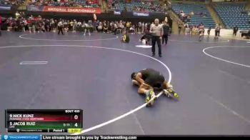 133 lbs Cons. Round 4 - 5 Jacob Ruiz, Life vs 9 Nick Kunz, Montana State-Northern