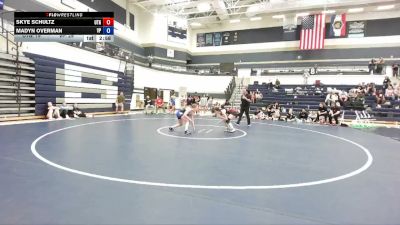 105 lbs Finals (2 Team) - Skye Schultz, Utah Gold vs Madyn Overman, Valiant Prep