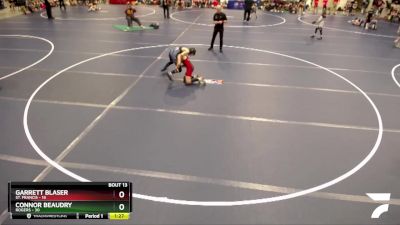 88 lbs Round 5 (6 Team) - Garrett Blaser, St. Francis vs Connor Beaudry, Rogers