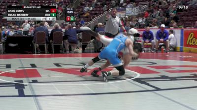 121 lbs First Round - Joey Gallo, Hempfield vs Nico Kapusta, Hempfield Area