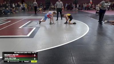 PW-12 lbs Quarterfinal - Beckett Meyer, Mount Vernon WC vs Tate Peyton, East Buchanan Mat Club