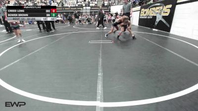58 lbs Semifinal - Creed Long, Chickasha Youth Wrestling vs Bowen Brown, Shelton Wrestling Academy