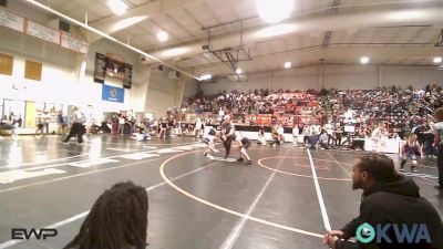 92 lbs Consi Of 8 #2 - Cristian Monroy, Tulsa Blue T Panthers vs Wyatt Austin, Sperry Wrestling Club