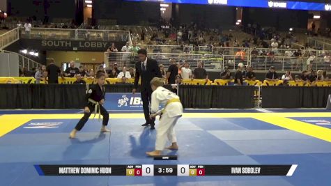 Ivan Sobolev vs Matthew Dominic Huon 2025 Pan Kids Jiu-Jitsu IBJJF Championship