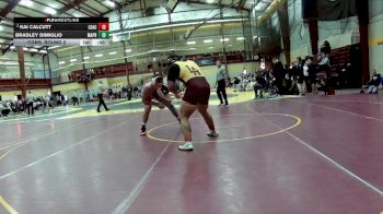 215 lbs Cons. Round 2 - Kai Calcutt, Loyola Academy vs Bradley Dimiglio, Malvern Prep